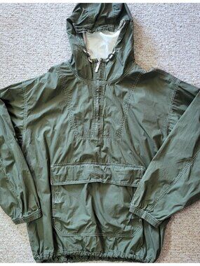 Vintage 90s Y2K Gap Anorak Jacket Size XXL Hooded Tactical Quarter Zip Pockets